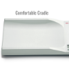 SECA 334 baby scale featuring a spacious and comfortable cradle designed to securely hold infants and toddlers during weight measurement.