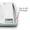 SECA 334 baby scale with a large, easy-to-read LCD display for clear and effortless weight readings.