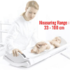 SECA 416 Infantometer: Accurately measures babies and toddlers from 33 to 100 cm. With its extra-large design, sturdy construction, and trough-shaped lying area, it ensures precise and reliable measurements.