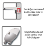 A sliding headpiece, taking measurements is straightforward and efficient with a portable and strong base.