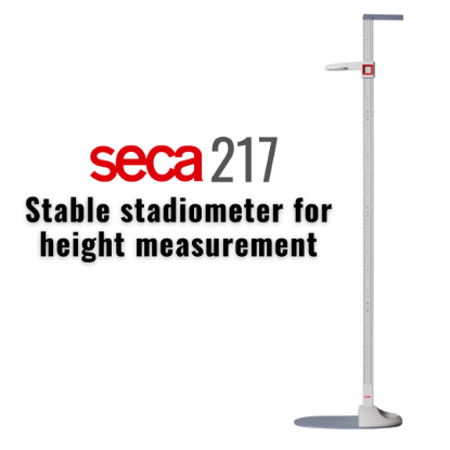 A highly stable stadiometer that delivers near-permanent installation quality, making it ideal for hospitals, clinics, and mobile healthcare services.