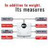 The Sensa 804 evaluates nutritional status with high reliability, thanks to its cleverly designed foot-shaped electrodes that ensure accurate readings. Its elegant design and rounded weighing platform offer both aesthetic appeal and comfort.