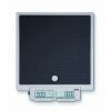 This scale combines lightweight construction, robust durability, and user-friendly design. It features long-life batteries for humidity-resistant precision and includes a toe-tap push button for effortless operation during consecutive examinations. The double display enables simultaneous viewing of results from various perspectives, while the 2-in-1 button efficiently weighs children held by their parents.