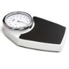 The scale embodies a classic design, boasting a large, clear dial graduated in 1-pound increments. It offers a spacious, low-level, non-slip platform and a scratch-resistant finish, ensuring patient comfort and ease of use.