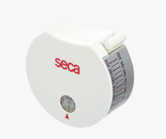 Seca 203 is your ideal companion for precise body measurements, including circumference and waist-to-hip ratio.